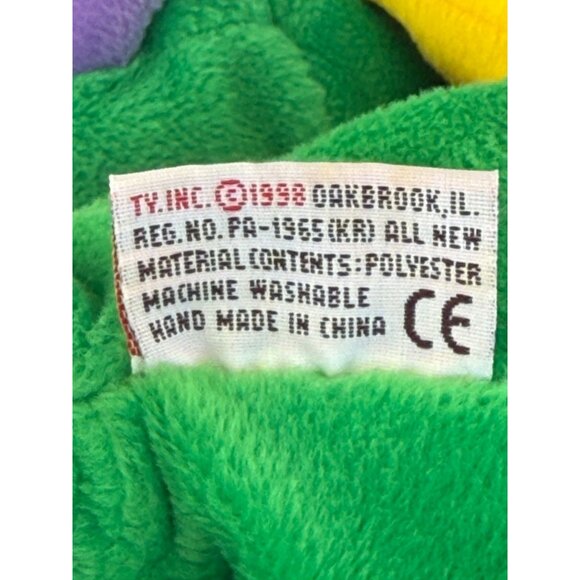 Ty Pillow Pals Antlers the Green Moose Vintage 1998 - Picture 8 of 9